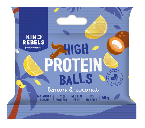 High Protein Balls -Lemon & Coconut