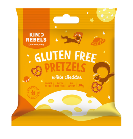 Gluten-Free Pretzels -White Cheddar